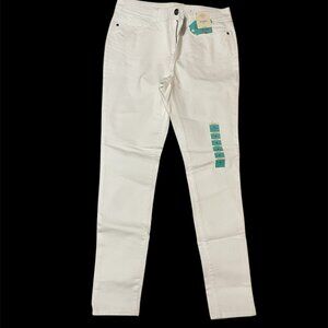 Womens White Skinny Jeans, Size 8